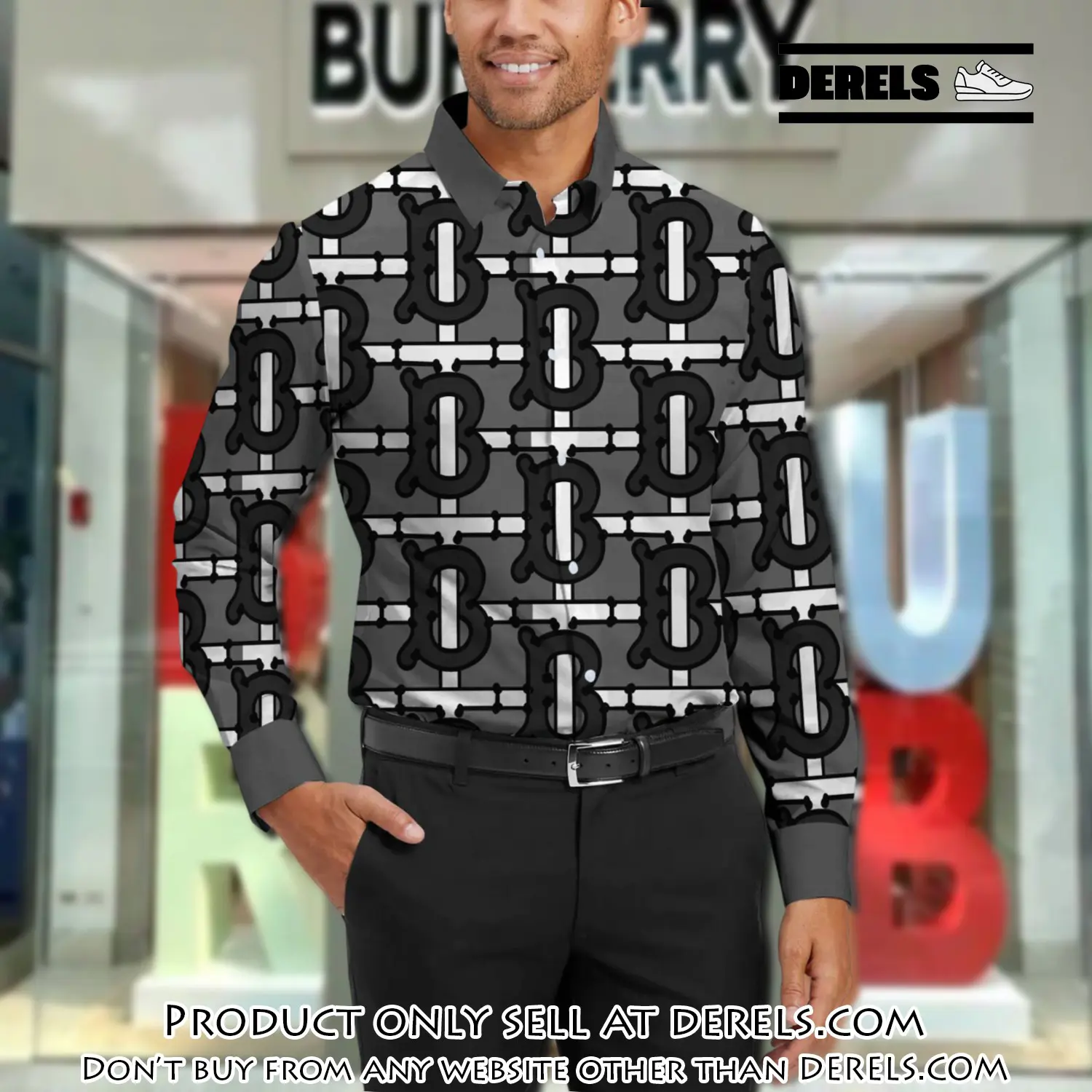 Burberry long sleeves button down shirt for elegant men lsb1005 dr3035736